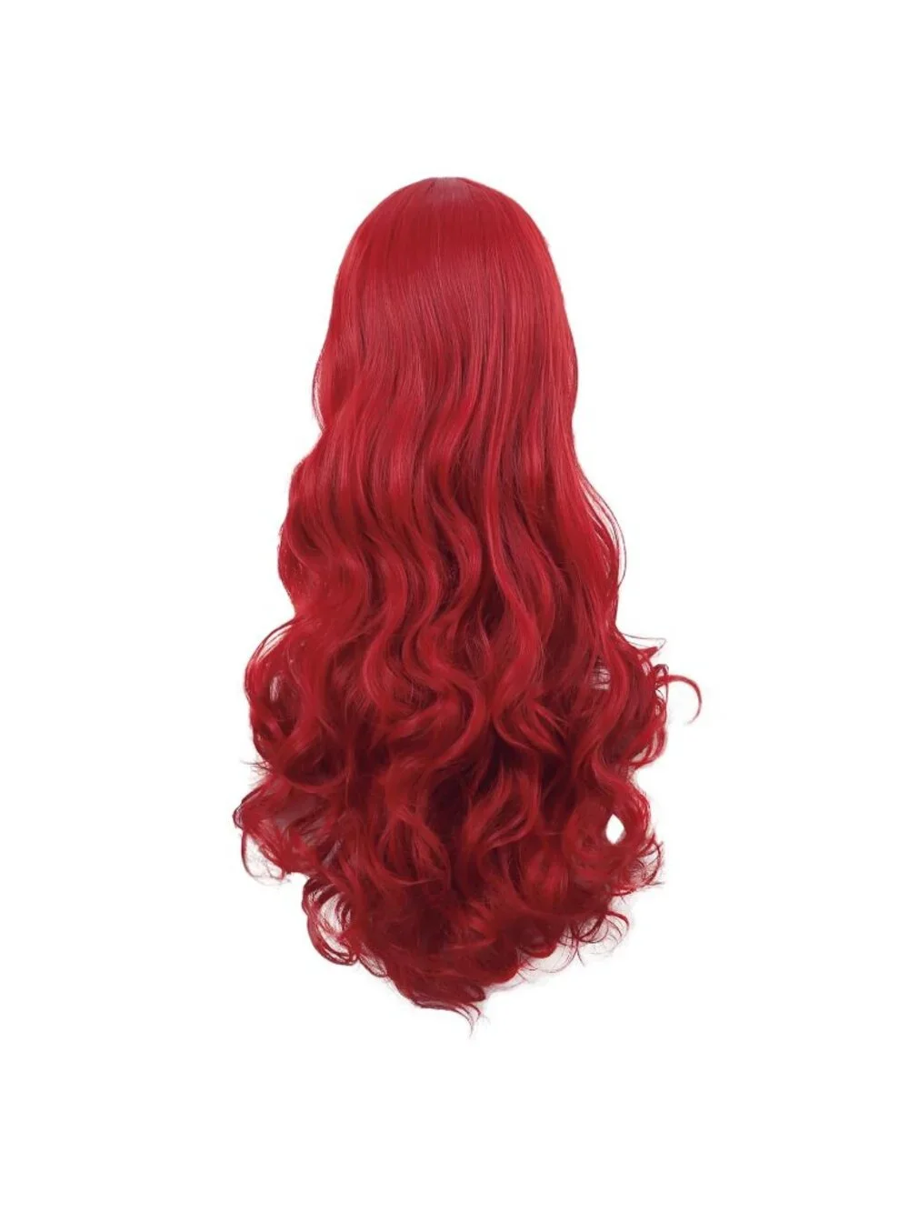 Women's Red 28 Inch Lolita Long Curly 2 Ponytails Clip On Cosplay Wigs